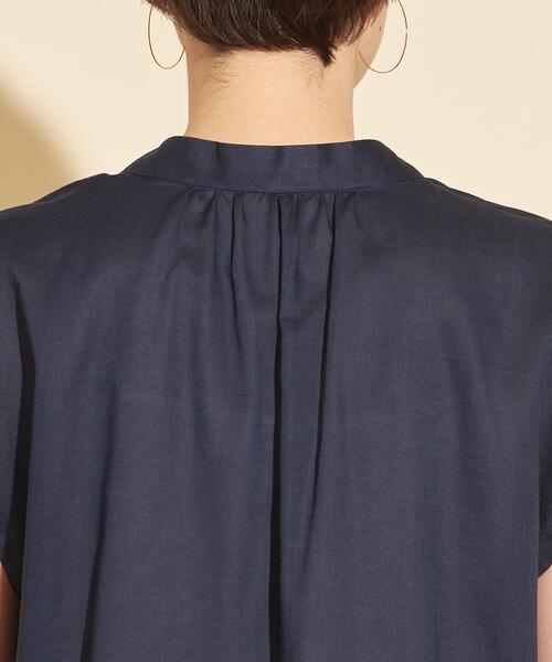 UNITED ARROWS ユナイテッドアローズ ボイル スキッパー ブラウス ラッフル スキッパーブラウス ウォッシャブル