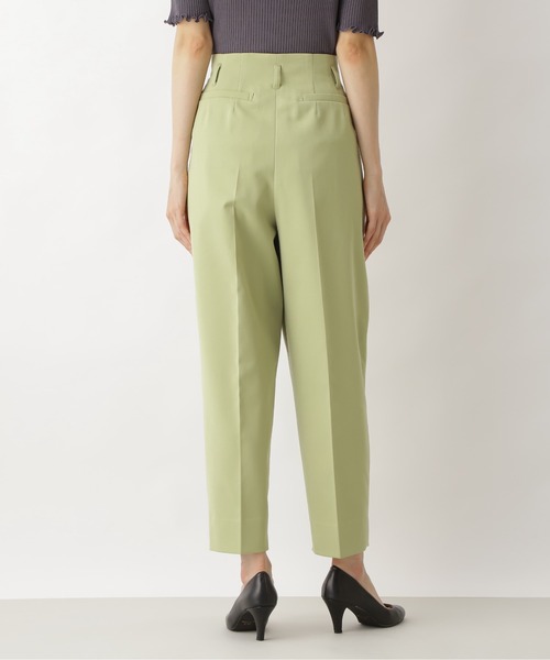 NATURAL BEAUTY BASIC（ナチュラルビューティーベーシック）の「ハイウエストコクーンパンツ（その他パンツ・レディース・ライトグリーン/ブラック/ベージュ・X-SMALL/SMALL/MEDIUM）」の9枚目の写真