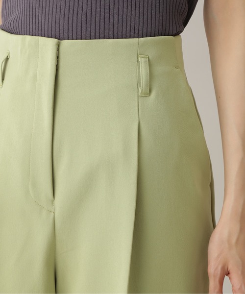 NATURAL BEAUTY BASIC（ナチュラルビューティーベーシック）の「ハイウエストコクーンパンツ（その他パンツ・レディース・ライトグリーン/ブラック/ベージュ・X-SMALL/SMALL/MEDIUM）」の11枚目の写真