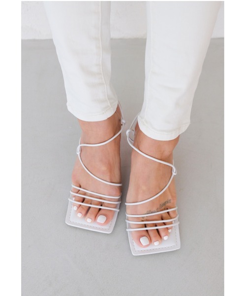 セール】【ViVi 6月号掲載】Cord Strap Sandals/コード