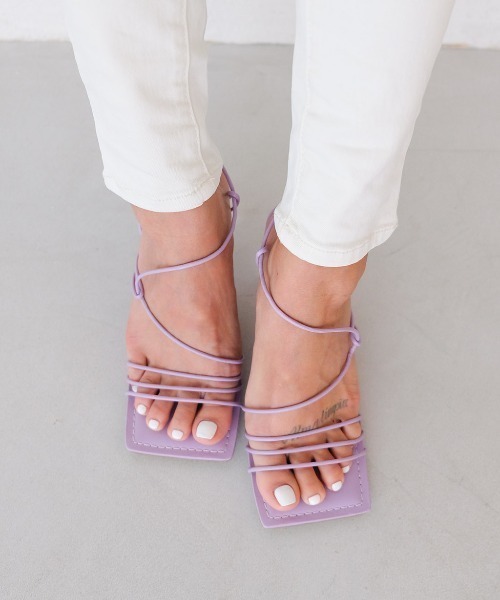 ALEXIA STAM　クリアストラップ　新品未使用 セール】【ViVi 6月号掲載】Cord Strap Sandals/コード