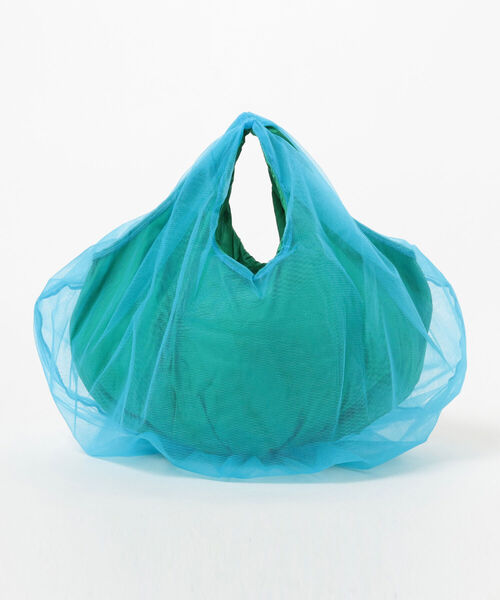 Ray BEAMS(レイビームス)の「HELOYSE / バルーン チュール バッグ S(トートバッグ・レディース・レッド/グリーン・ONE SIZE)」の12枚目の写真