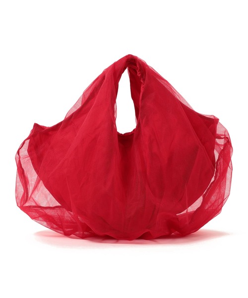 Ray BEAMS(レイビームス)の「HELOYSE / バルーン チュール バッグ S(トートバッグ・レディース・レッド/グリーン・ONE SIZE)」の19枚目の写真