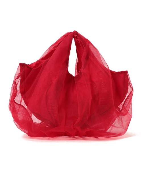 Ray BEAMS(レイビームス)の「HELOYSE / バルーン チュール バッグ S(トートバッグ・レディース・レッド/グリーン・ONE SIZE)」の21枚目の写真