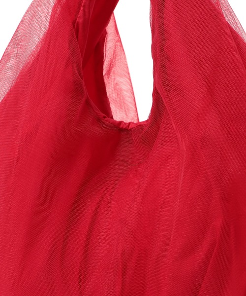 Ray BEAMS(レイビームス)の「HELOYSE / バルーン チュール バッグ S(トートバッグ・レディース・レッド/グリーン・ONE SIZE)」の22枚目の写真