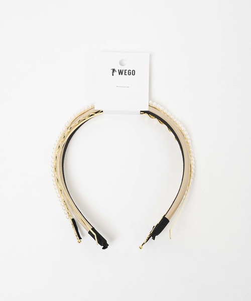 WEGO（ウィゴー）の「WEGO/【4点セット】マルチPUカチューシャ（カチューシャ・レディース・ベージュ/オフホワイト/パープル/ブラック/その他1・FREE）」の8枚目の写真