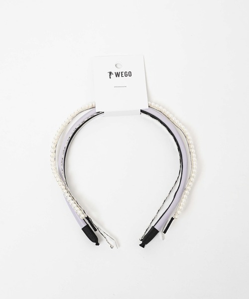 WEGO（ウィゴー）の「WEGO/【4点セット】マルチPUカチューシャ（カチューシャ・レディース・ベージュ/オフホワイト/パープル/ブラック/その他1・FREE）」の10枚目の写真