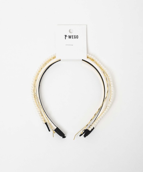 WEGO（ウィゴー）の「WEGO/【4点セット】マルチPUカチューシャ（カチューシャ・レディース・ベージュ/オフホワイト/パープル/ブラック/その他1・FREE）」の12枚目の写真