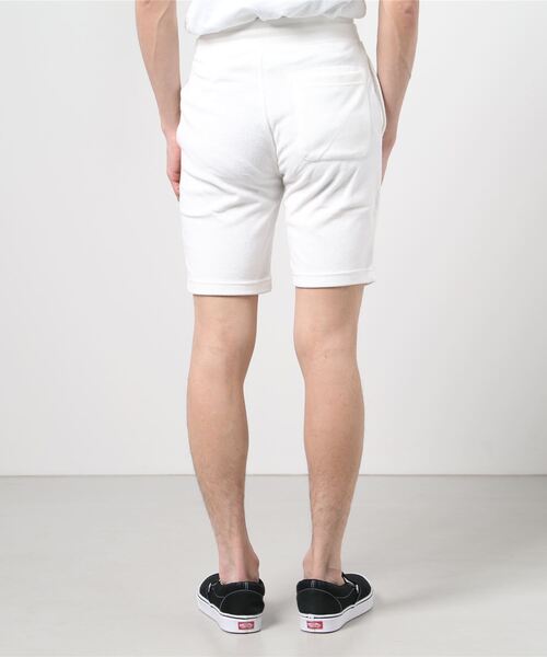 新品未使用 Champion チャンピオン ハーフパンツ ホワイト Lサイズ Champion ハーフパンツ ショートパンツ パイル生地 メンズ