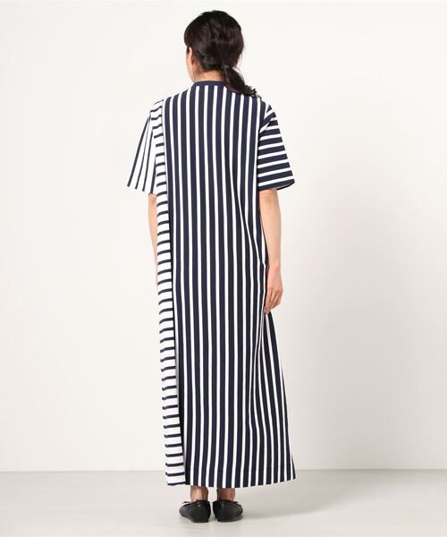 J.C.M（ジェーシーエム）の「J.C.M（ジェイシーエム）ボーダーワンピース（ワンピース・レディース・ネイビー/その他・38）」の4枚目の写真