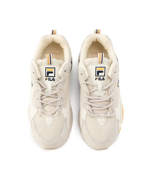 新品級フィラ FILA RAY TRACER HEART 厚底 23・5 フィラ レイ トレーサー ハート FILA RAY TRACER HEART WHITE