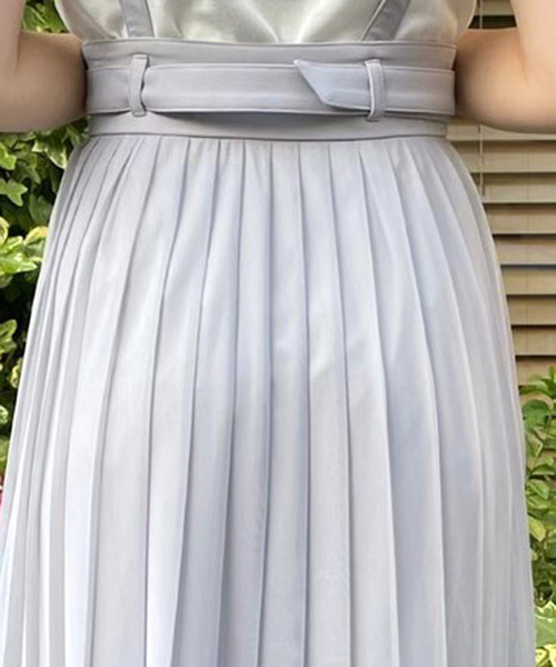 TITTY&CO.(ティティーアンドコー)の「2WAYサス付ベルトチュールスカート(スカート・レディース・ライトブルー/ブラック/ベージュ・SMALL/MEDIUM)」の14枚目の写真