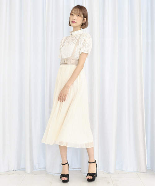 TITTY&CO.(ティティーアンドコー)の「2WAYサス付ベルトチュールスカート(スカート・レディース・ライトブルー/ブラック/ベージュ・SMALL/MEDIUM)」の19枚目の写真