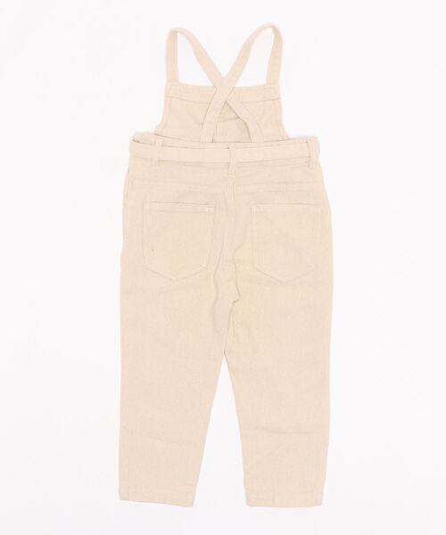 coca（coca）（コカ）の「キッズ ゆるっとサイズ感カツラギサロペット（サロペット/オーバーオール・キッズ・カーキ/アイボリー・100/110/120/130）」の3枚目の写真