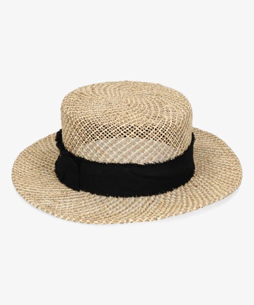 kaorinomori（カオリノモリ）の「カオリノモリ×山本莉子　plier hat（ハット・レディース・ブラック/ベージュ・57cm）」の9枚目の写真