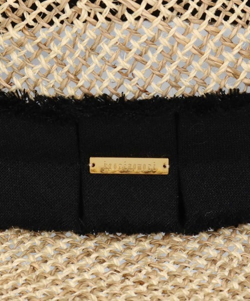 kaorinomori（カオリノモリ）の「カオリノモリ×山本莉子　plier hat（ハット・レディース・ブラック/ベージュ・57cm）」の13枚目の写真