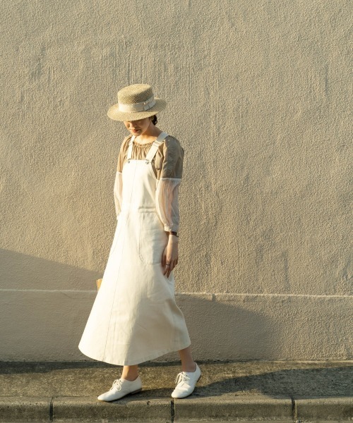 kaorinomori（カオリノモリ）の「カオリノモリ×山本莉子　plier hat（ハット・レディース・ブラック/ベージュ・57cm）」の20枚目の写真