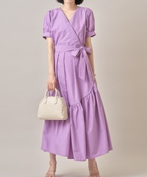カシュクールアシメティアードワンピース【ZOZO限定カラーあり】