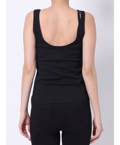 MURUA（ムルーア）の「ミリオンアイスパット入りスリットタンク（Tシャツ/カットソー・レディース・ホワイト/ブラック/カーキ・FREE）」の19枚目の写真