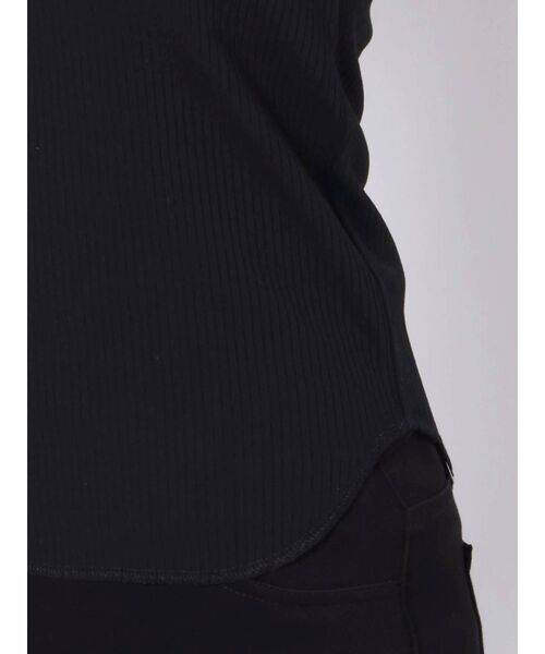 MURUA（ムルーア）の「ミリオンアイスパット入りスリットタンク（Tシャツ/カットソー・レディース・ホワイト/ブラック/カーキ・FREE）」の22枚目の写真