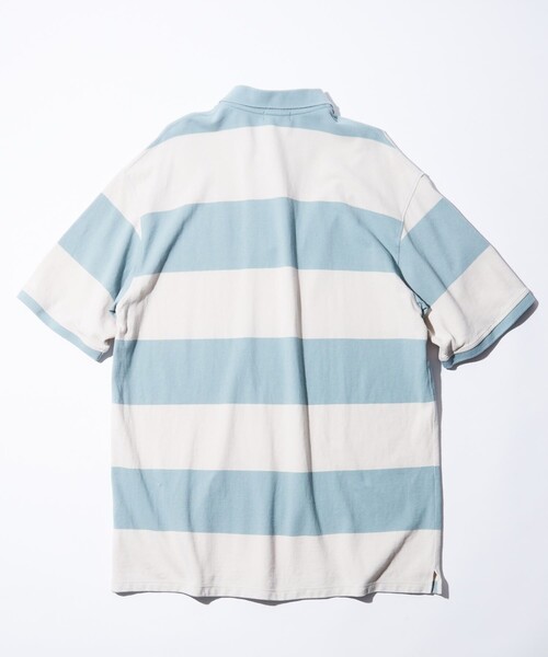 NAUTICA(ノーティカ)の「NAUTICA/ノーティカ Border Polo Shirt/ボーダーポロシャツ(ポロシャツ・メンズ・ベージュ/イエロー/グリーン・MEDIUM/LARGE/X-LARGE/XX-LARGE)」の8枚目の写真