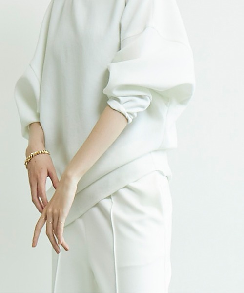 GALLARDAGALANTE（ガリャルダガランテ）の「ジャージーカーブブラウス  