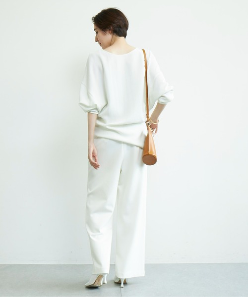 GALLARDAGALANTE（ガリャルダガランテ）の「ジャージーカーブブラウス  