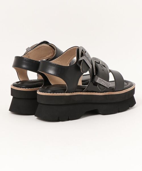 MOUSSY（マウジー）の「DOUBLE BUCKLE サンダル（サンダル・レディース・アイボリー/ブラック・MEDIUM/LARGE/SMALL）」の15枚目の写真