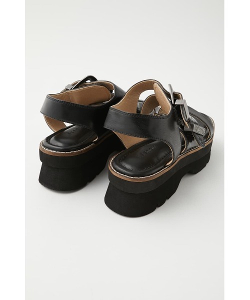 MOUSSY（マウジー）の「DOUBLE BUCKLE サンダル（サンダル・レディース・アイボリー/ブラック・MEDIUM/LARGE/SMALL）」の11枚目の写真