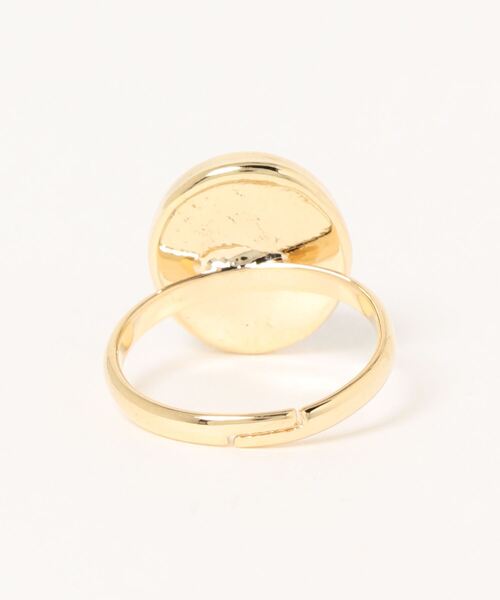 BROTHERHOOD（ブラザーフッド）の「【earyear】オーバルストーン リング ゴールド（リング・レディース・アイボリー/グリーン/グレー/クリア/ホワイト/ブルー/オレンジ/ピンク・FREE）」の9枚目の写真
