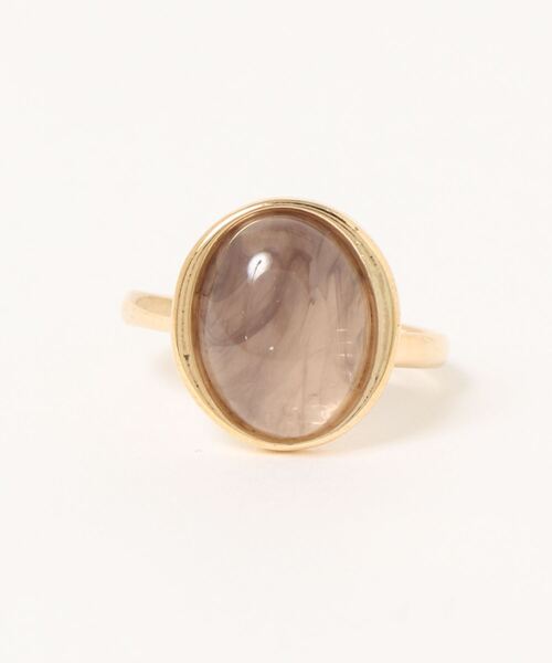 BROTHERHOOD（ブラザーフッド）の「【earyear】オーバルストーン リング ゴールド（リング・レディース・アイボリー/グリーン/グレー/クリア/ホワイト/ブルー/オレンジ/ピンク・FREE）」の20枚目の写真