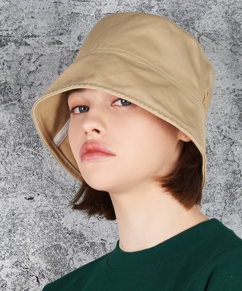 ★VARZAR★ Stud drop overfit wool bucket hat beige Stud Drop Over Fit Wool Bucket Hat Beige - VARZAR | 60