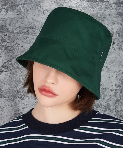 ■VARZAR■ Studded Drop Overfit Bucket Hat Green varzar736 VARZAR【Official Store Stud Drop Over fit Bucket hat