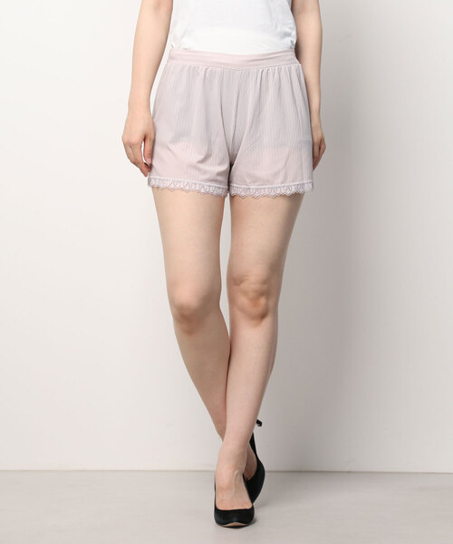 SFW(エスエフダブリュー)の「ペチパンツ レース付き インナーパンツ(その他パンツ・レディース・ライトピンク/ホワイト/ライトブルー/ミント/グレー/ブラック/ベージュ・FREE)」の7枚目の写真