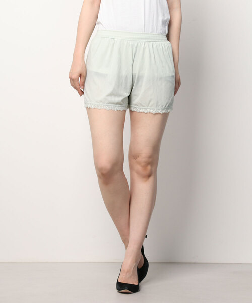 SFW(エスエフダブリュー)の「ペチパンツ レース付き インナーパンツ(その他パンツ・レディース・ライトピンク/ホワイト/ライトブルー/ミント/グレー/ブラック/ベージュ・FREE)」の14枚目の写真