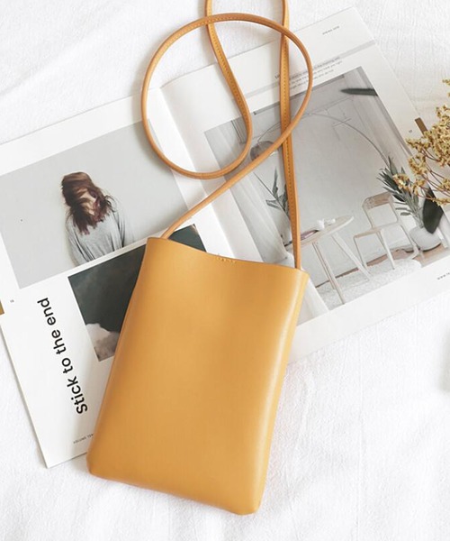 Ulysses(ユリシス)の「ミニショルダーバッグ(ショルダーバッグ・レディース・カーキ/オフホワイト/ブラック/イエロー/ピンク/ブルー/ブラウン/ベージュ・F)」の7枚目の写真