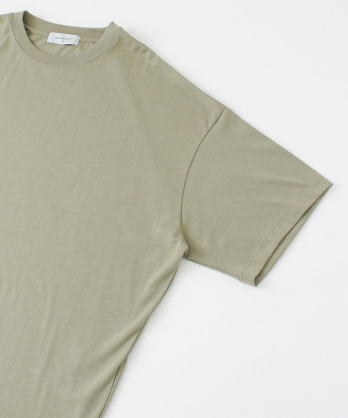 UR Lab.（アーバンリサーチラボ）の「シルケットルーズフィットTシャツ(5分袖)（Tシャツ/カットソー・メンズ・ホワイト/チャコールグレー/カーキ・MEDIUM/LARGE）」の16枚目の写真