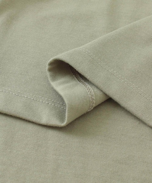 UR Lab.（アーバンリサーチラボ）の「シルケットルーズフィットTシャツ(5分袖)（Tシャツ/カットソー・メンズ・ホワイト/チャコールグレー/カーキ・MEDIUM/LARGE）」の11枚目の写真