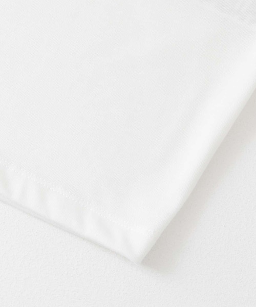 UR Lab.（アーバンリサーチラボ）の「シルケットルーズフィットTシャツ(5分袖)（Tシャツ/カットソー・メンズ・ホワイト/チャコールグレー/カーキ・MEDIUM/LARGE）」の9枚目の写真