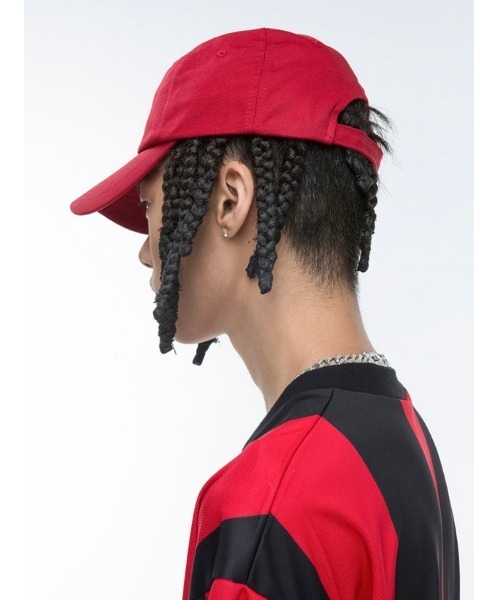 SINCITY(シンシティ)の「【SINCITY】Anarchy cat baseball cap(キャップ・メンズ・グレー/レッド/カーキ・ONE SIZE)」の6枚目の写真