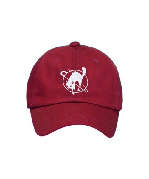 SINCITY(シンシティ)の「【SINCITY】Anarchy cat baseball cap(キャップ・メンズ・グレー/レッド/カーキ・ONE SIZE)」の8枚目の写真