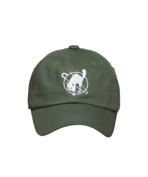 SINCITY(シンシティ)の「【SINCITY】Anarchy cat baseball cap(キャップ・メンズ・グレー/レッド/カーキ・ONE SIZE)」の13枚目の写真