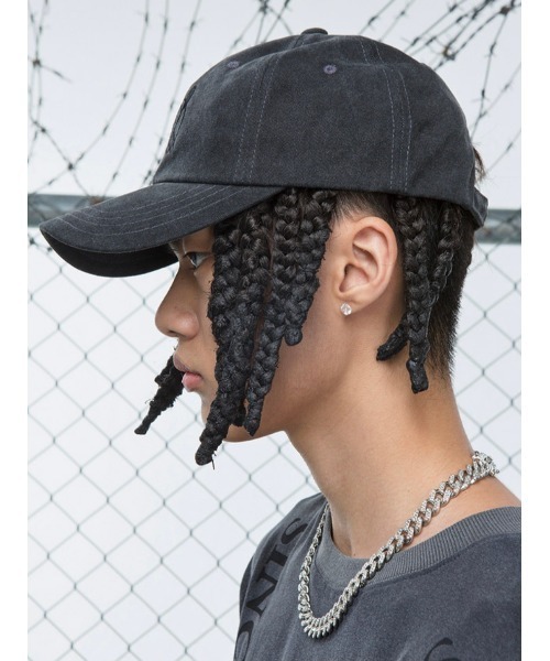 SINCITY(シンシティ)の「【SINCITY】Anarchy cat baseball cap(キャップ・メンズ・グレー/レッド/カーキ・ONE SIZE)」の17枚目の写真