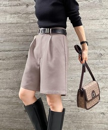 PAGEBOY | ウールライクセットアップショートパンツ(その他パンツ)