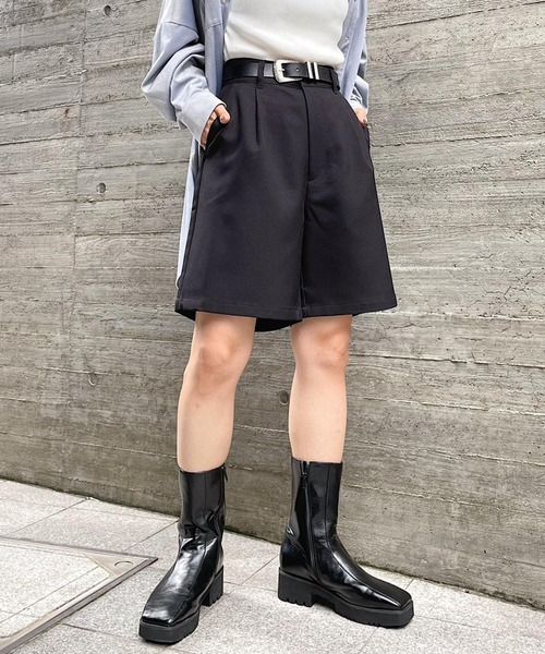 PAGEBOY（ページボーイ）の「ウールライクセットアップショートパンツ（その他パンツ・レディース・ブラック/グレー系その他/ブラウン系その他/グレイッシュベージュ・FREE）」の20枚目の写真