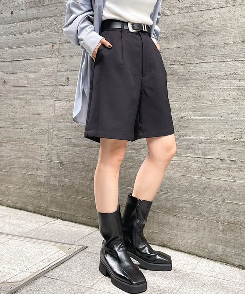 PAGEBOY（ページボーイ）の「ウールライクセットアップショートパンツ（その他パンツ・レディース・ブラック/グレー系その他/ブラウン系その他/グレイッシュベージュ・FREE）」の17枚目の写真