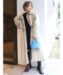 キルトドッキングボアコート