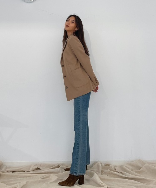 Vicente（ヴィセンテ）の「Classic tailored jacket（テーラードジャケット・レディース・ブラック/ベージュ・FREE）」の11枚目の写真