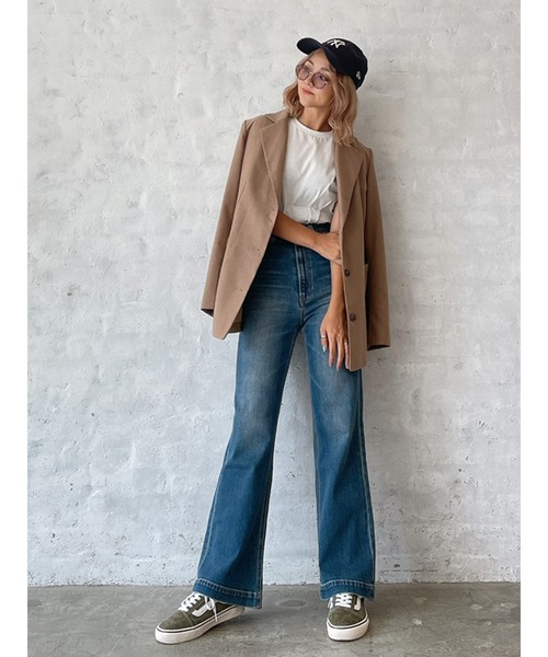 Vicente（ヴィセンテ）の「Classic tailored jacket（テーラードジャケット・レディース・ブラック/ベージュ・FREE）」の20枚目の写真