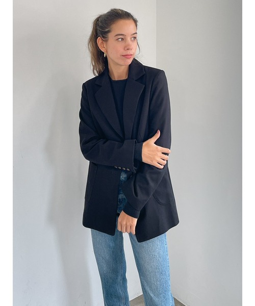 Vicente（ヴィセンテ）の「Classic tailored jacket（テーラードジャケット・レディース・ブラック/ベージュ・FREE）」の14枚目の写真